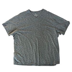 Tommy Bahama Gray V-Neck Tee